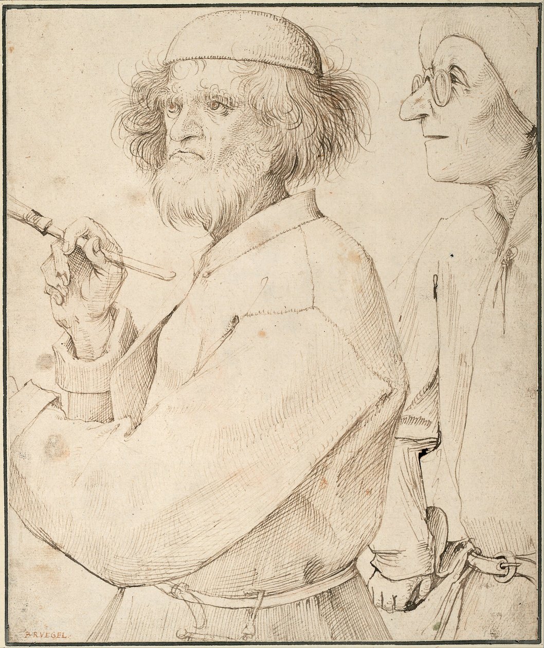 Maleren og kjøperen, ca. 1565 av Bruegel