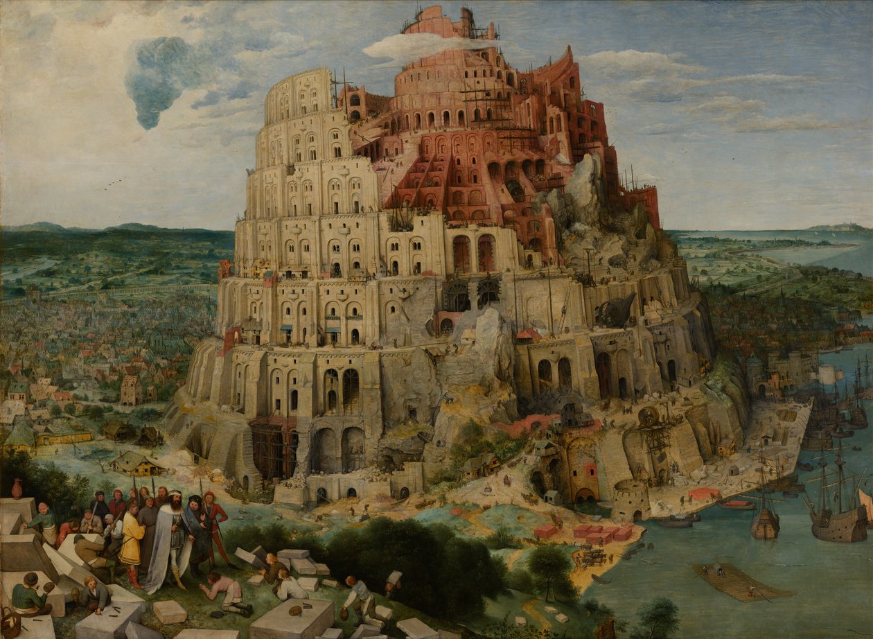 Babelstårnet, 1563 av Bruegel