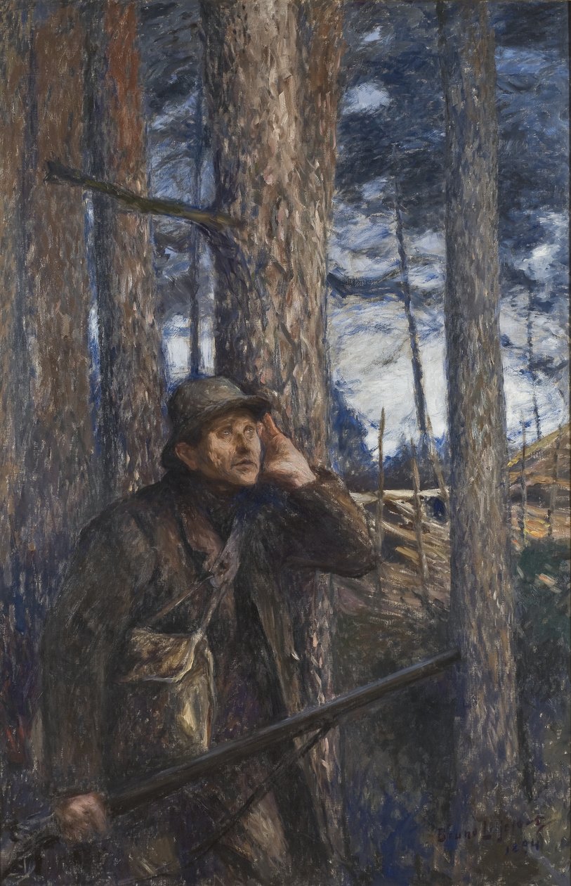 En krypskytter, 1894 av Bruno Andreas Liljefors