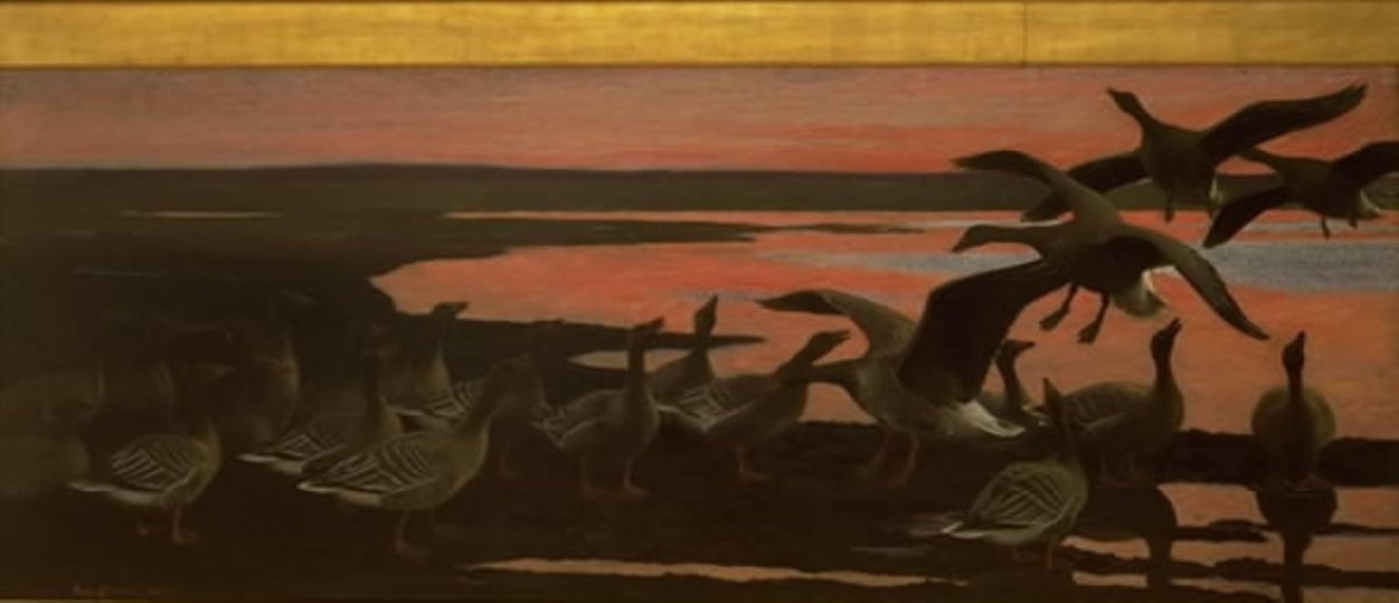 Villgås av Bruno Liljefors