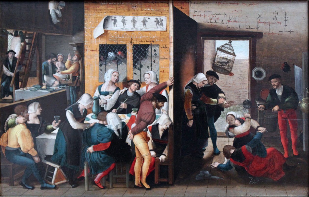 Bordell scene av Brunswick Monogrammist