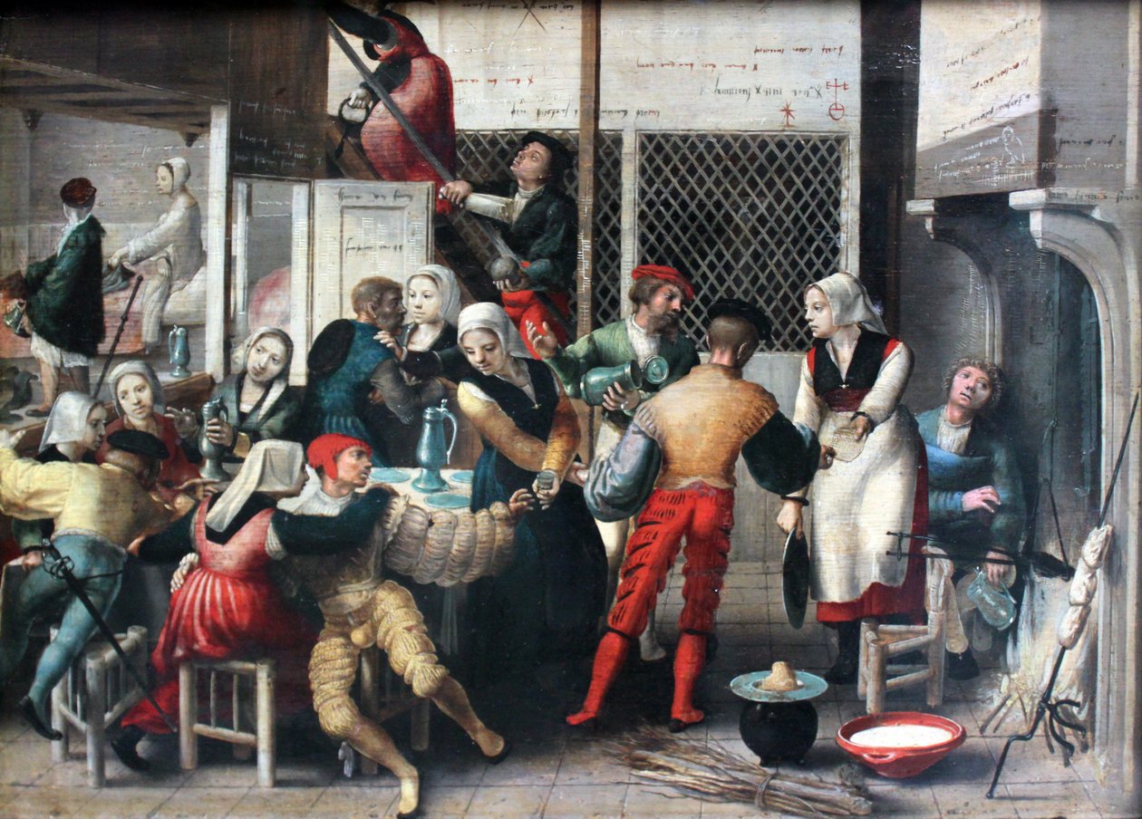 Bordell scene av Brunswick Monogrammist