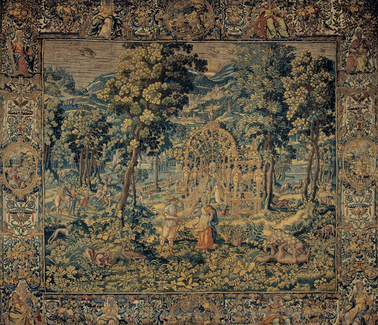 Vertumnus og Pomona av Brussels Manufactory