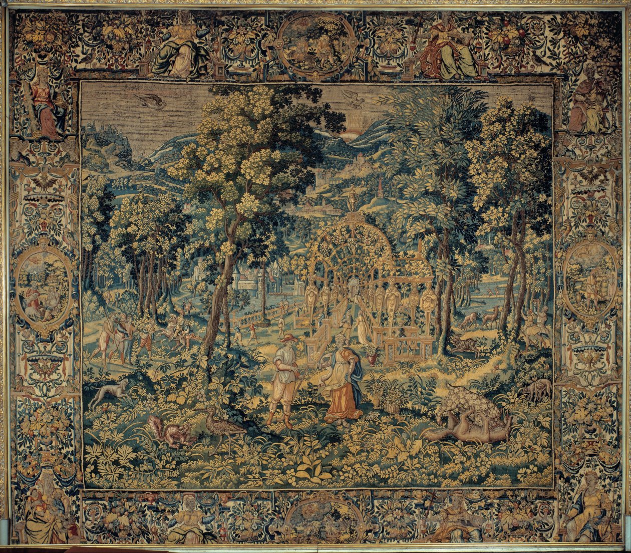 Vertumnus og Pomona av Brussels Manufactory