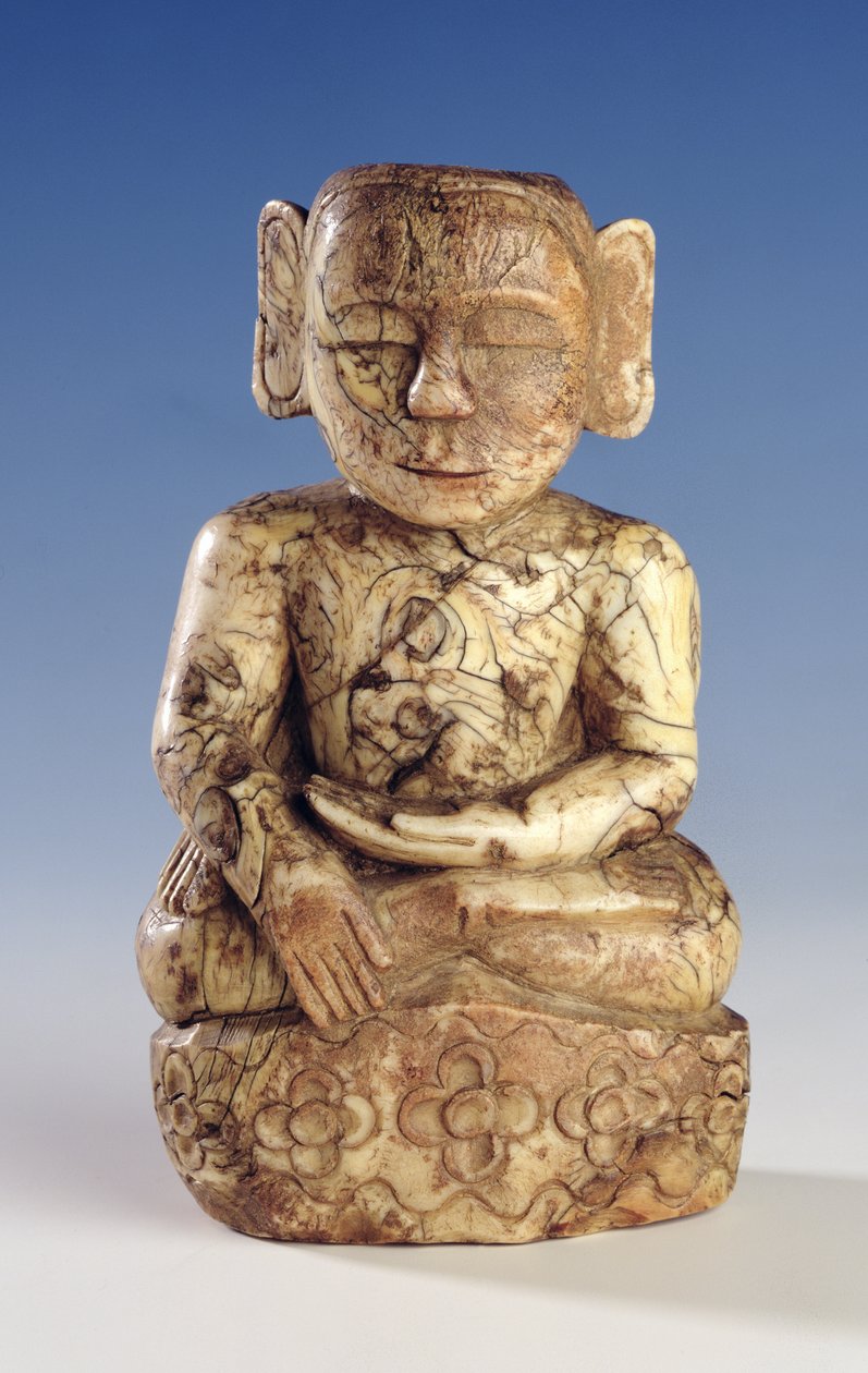 Sittende Buddha av Burmese School