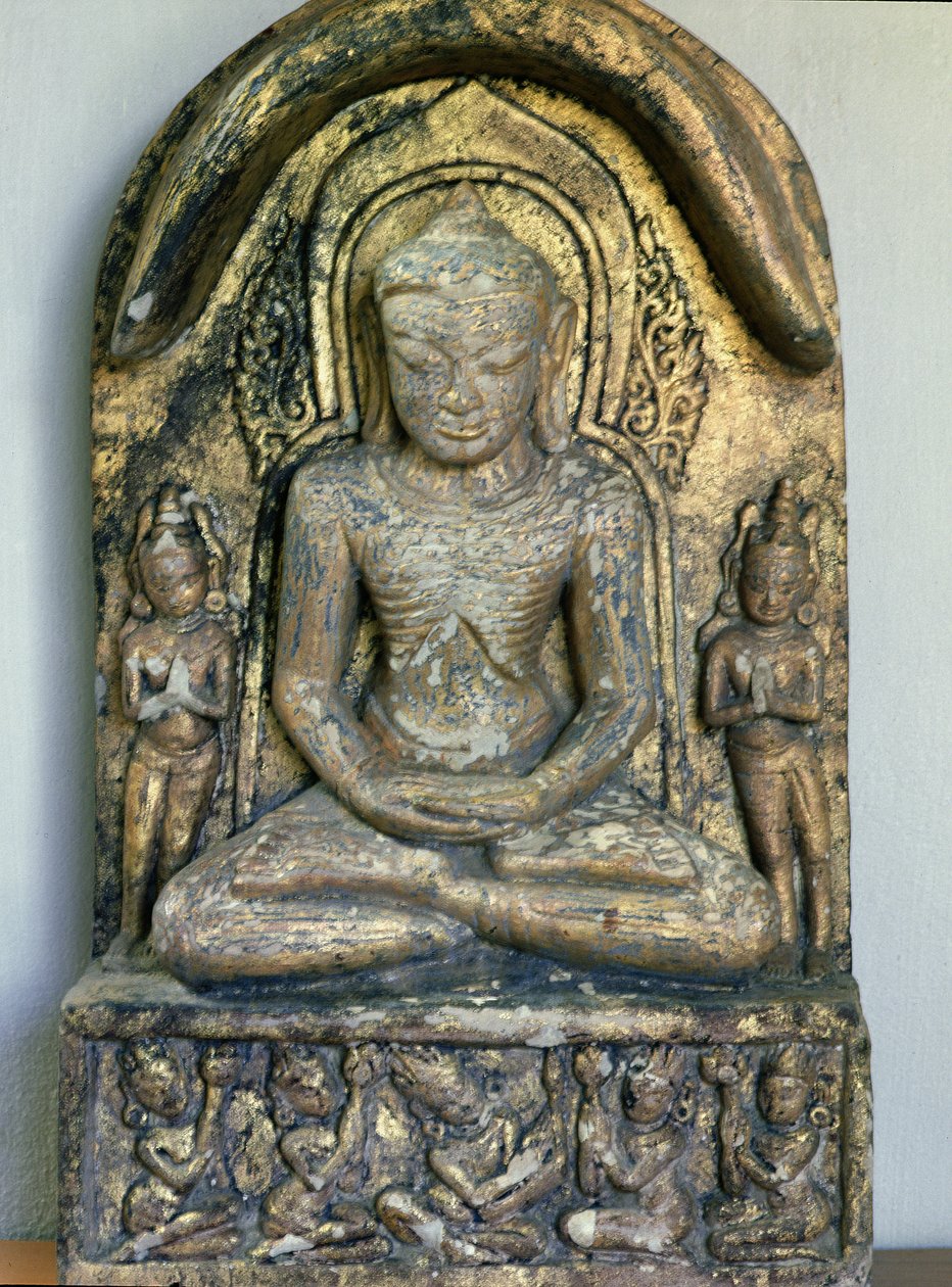 Sittende Buddha i meditasjon av Burmese School