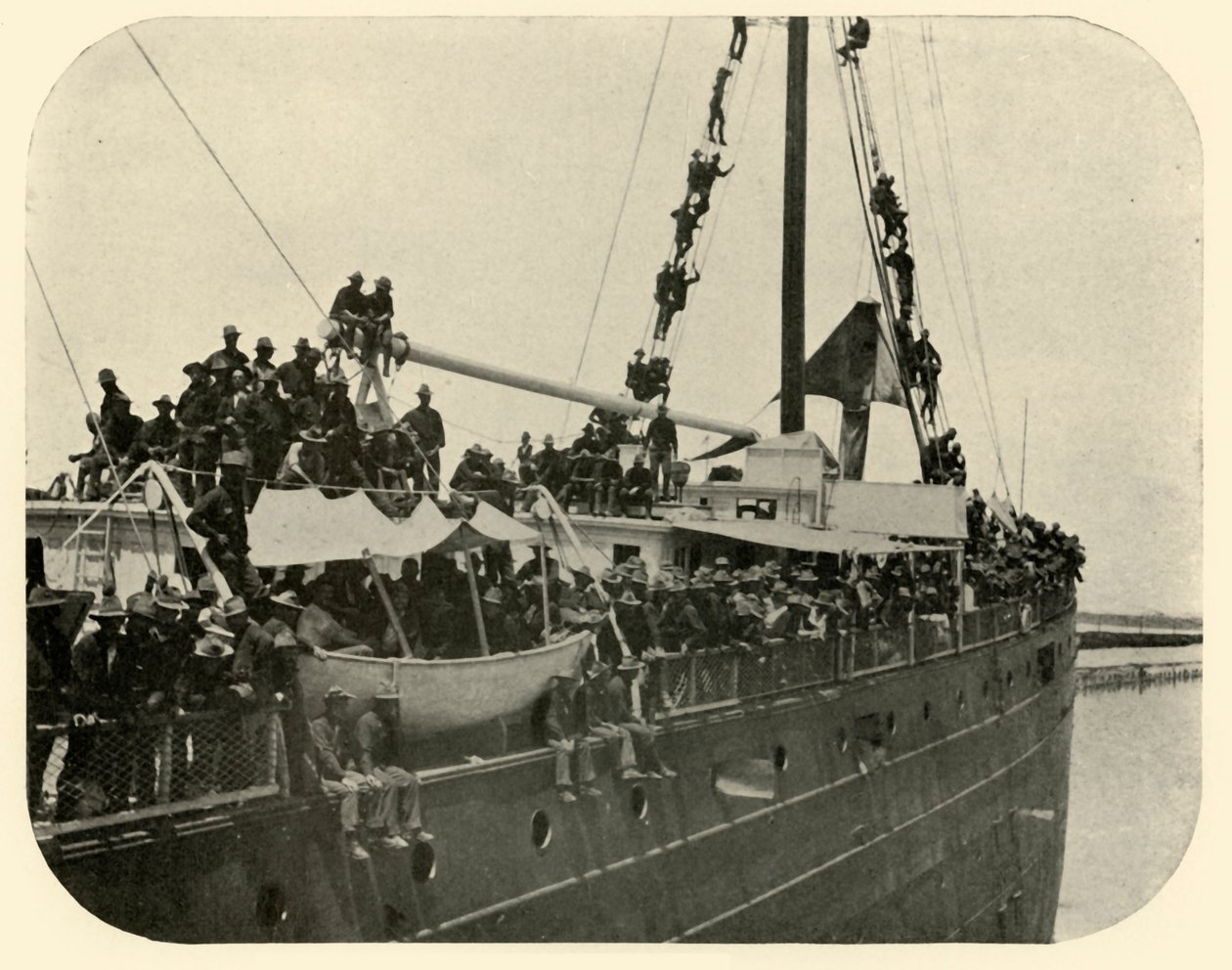 Rio Grande trekker seg tilbake, spansk-amerikansk krig, 12. juni 1898, 1899. av Burr McIntosh