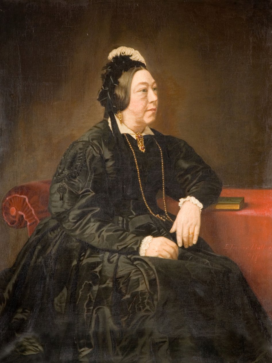 Portrett av fru Amelia Elizabeth Tranter, 1877. av Butler E Tranter