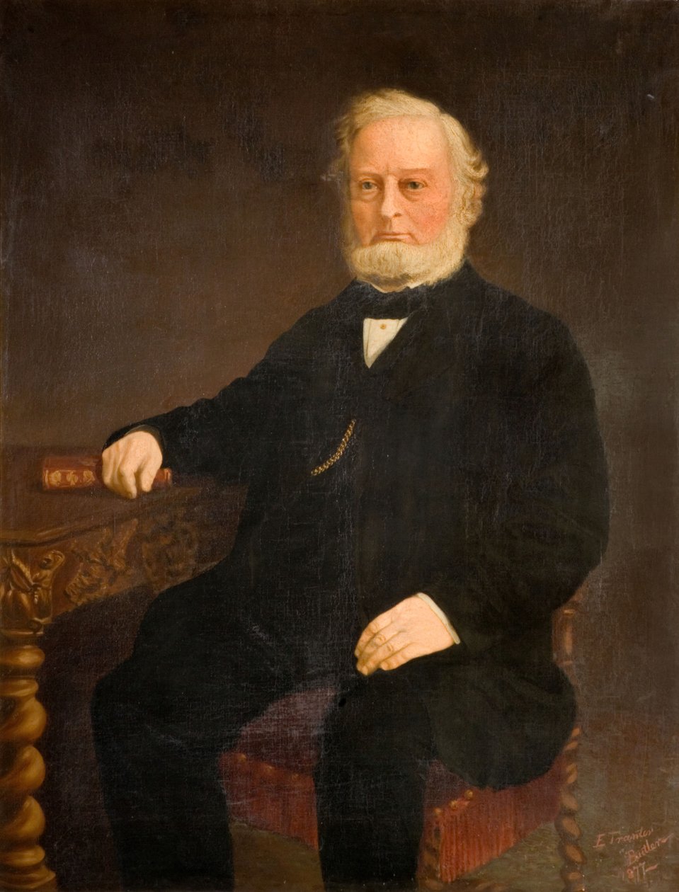 Portrett av William Tranter, 1860-1890. av Butler E Tranter
