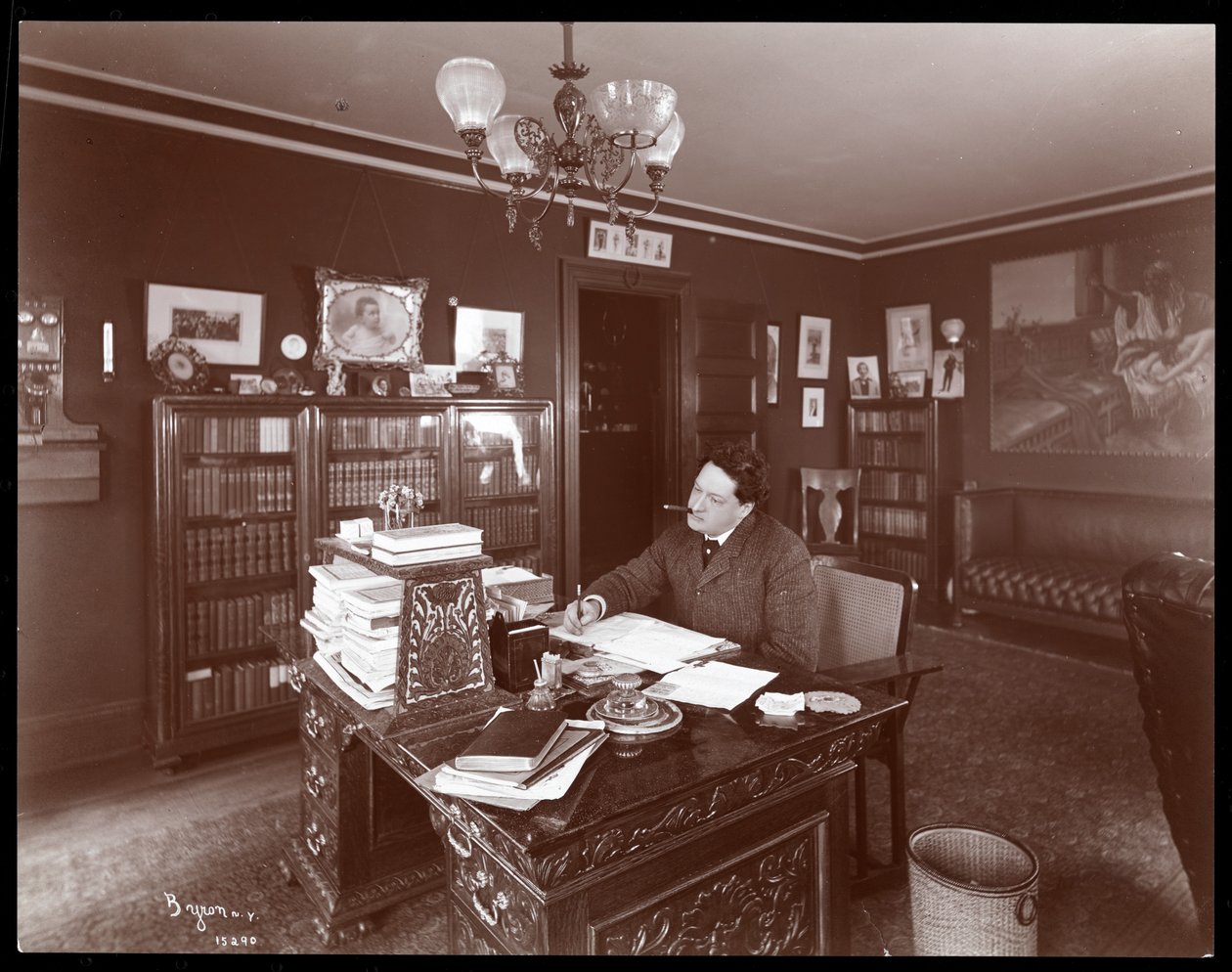 Edgar Smith, 1902-3 (sølv gelatintrykk) av Byron Company