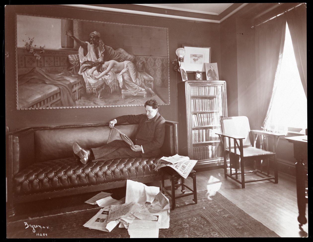 Edgar Smith, 1902-3 (sølv gelatintrykk) av Byron Company