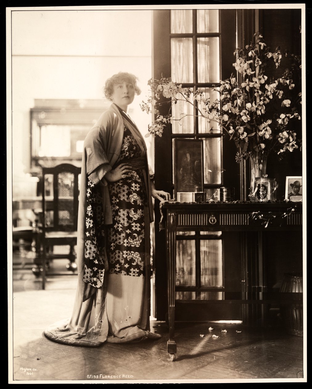 Florence Reed (sølv gelatintrykk) av Byron Company