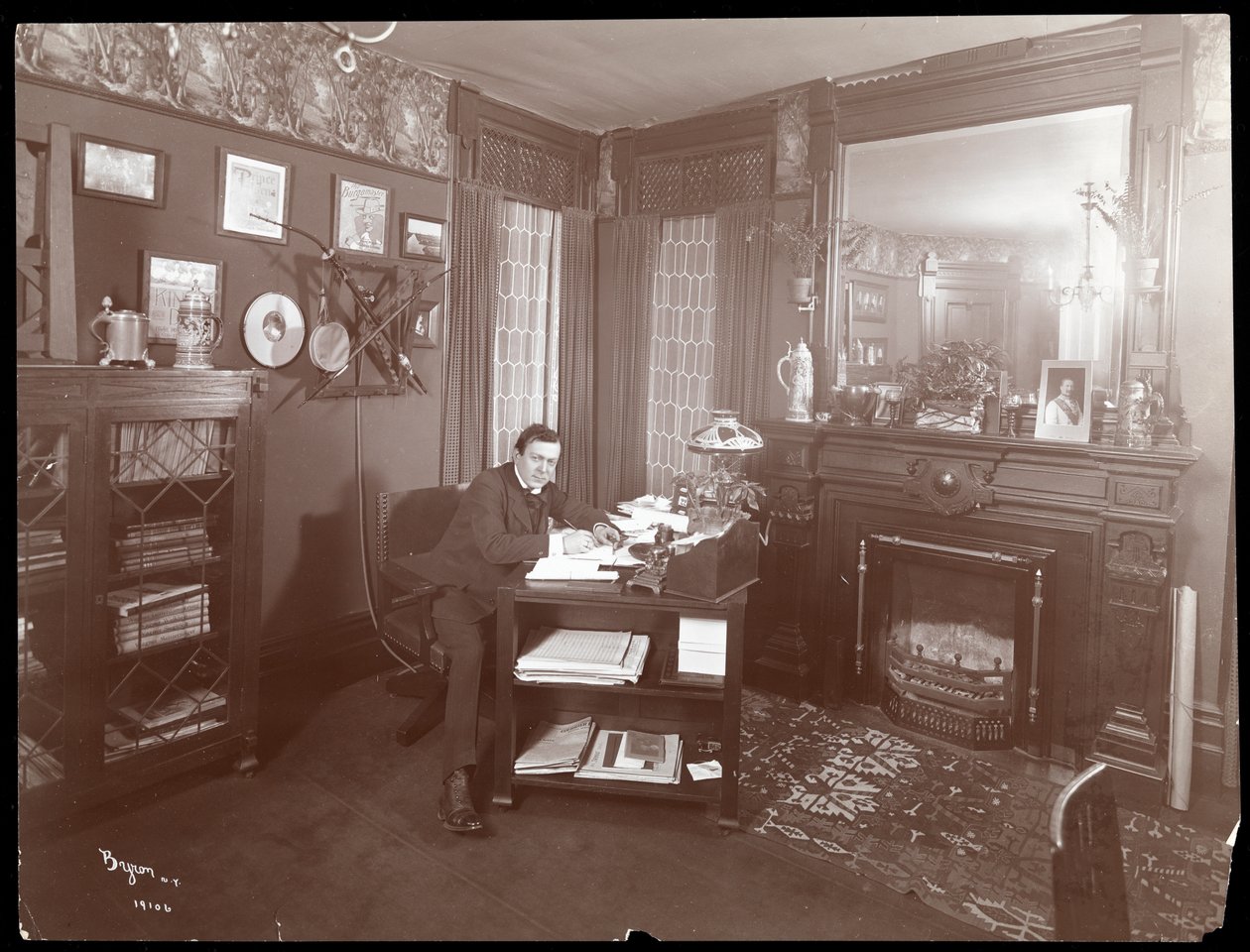 Gustav Luders, 1904-5 (sølv gelatintrykk) av Byron Company