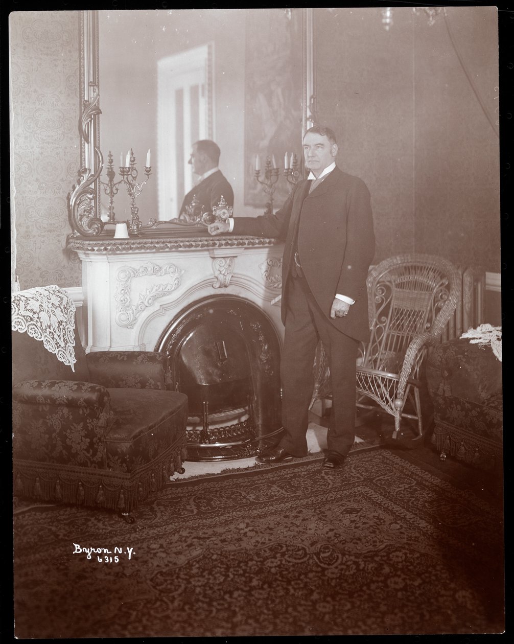 Ian Maclaren, 1899 (sølv gelatintrykk) av Byron Company