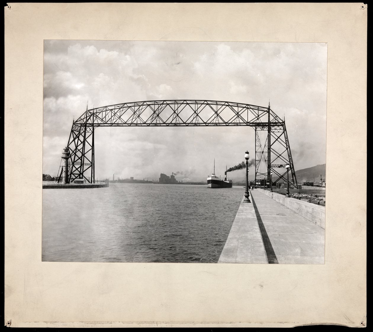 Panama Canal Construction, 1912 eller 1913 (sølv gelatintrykk) av Byron Company