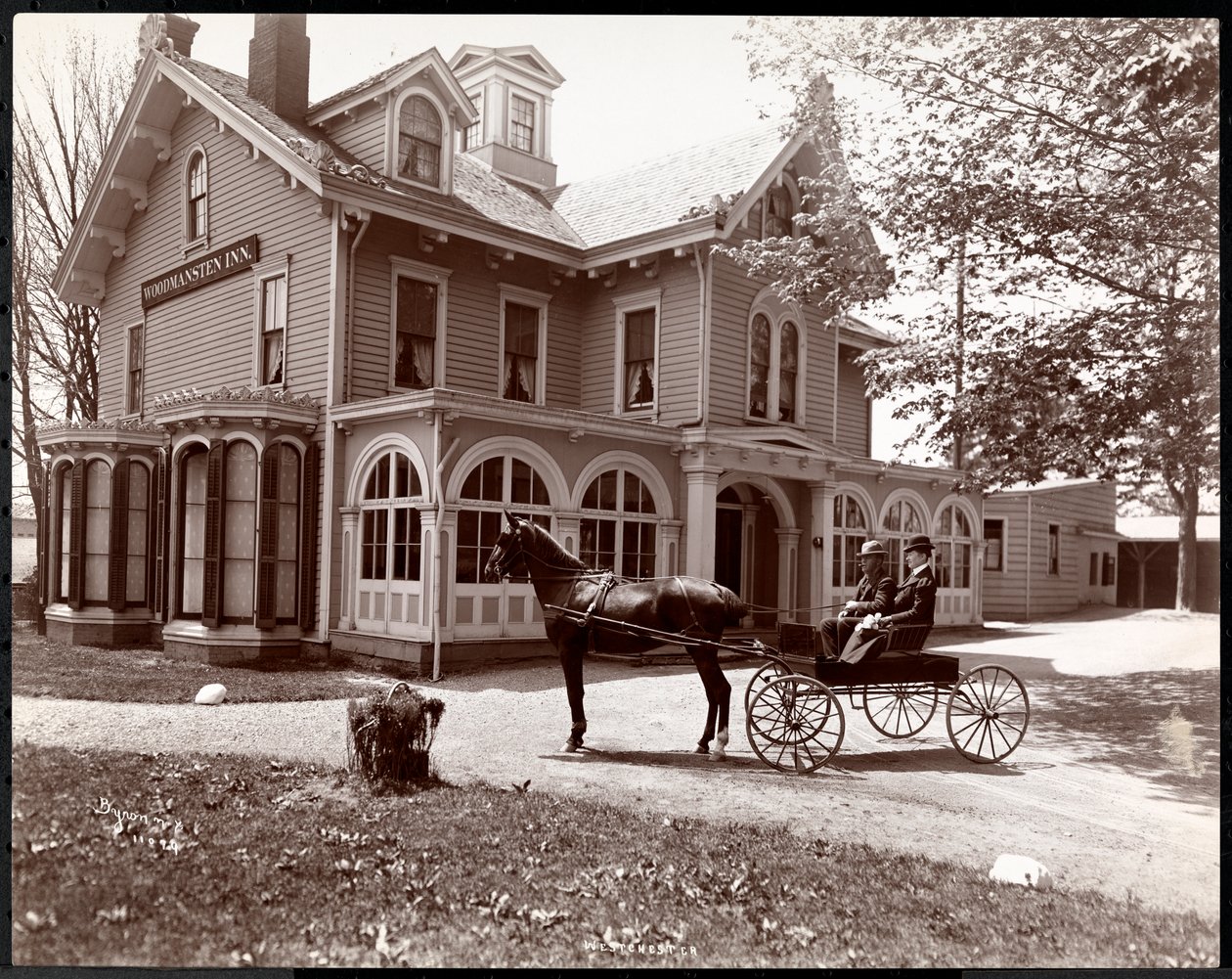 The Woodmansten Inn, Westchester, New York, 1901 (sølv gelatintrykk) av Byron Company