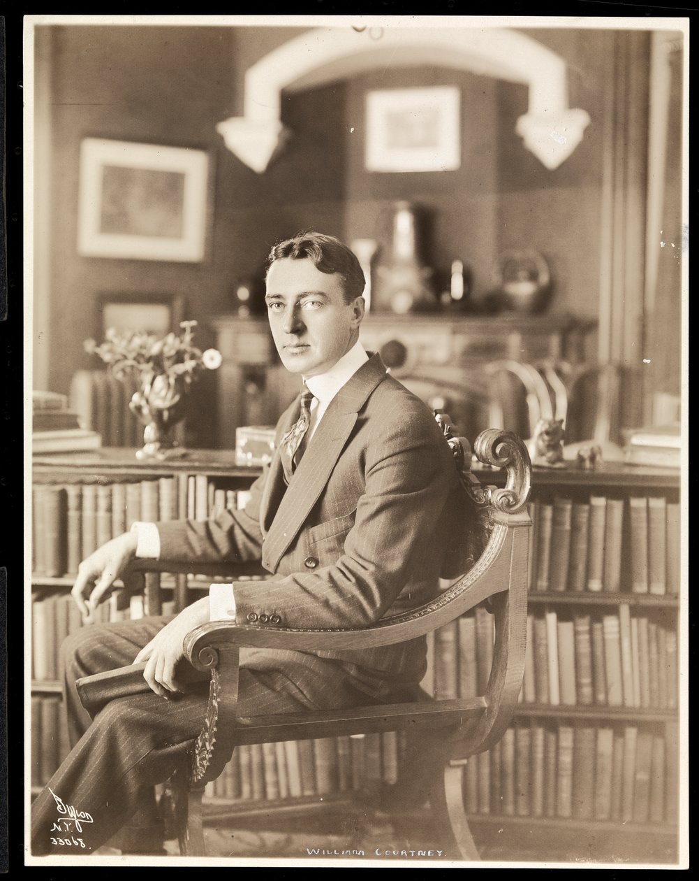 William Courtenay, 1914 (sølv gelatintrykk) av Byron Company
