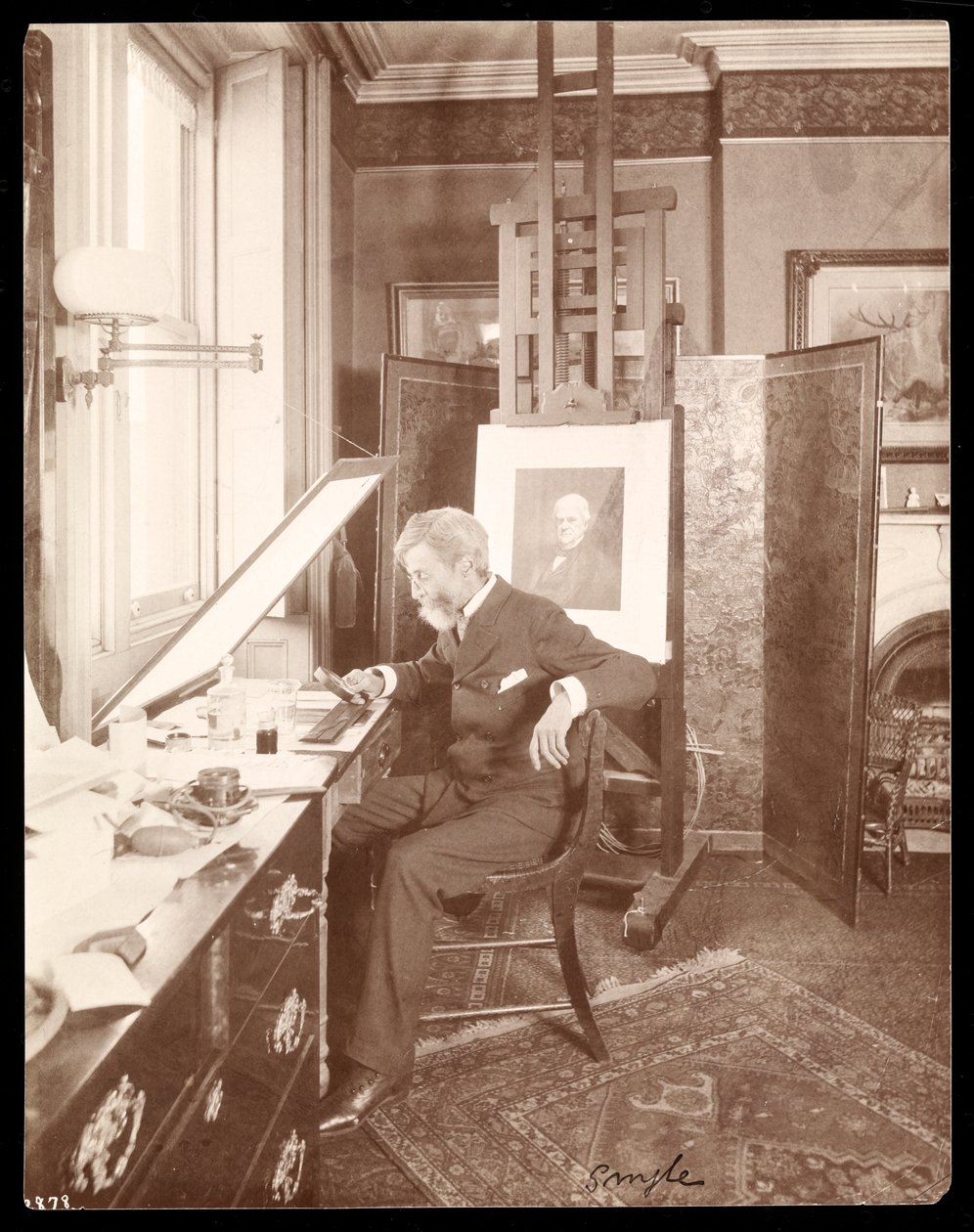 William Thomas Smedley, ca. 1897 (sølv gelatintrykk) av Byron Company
