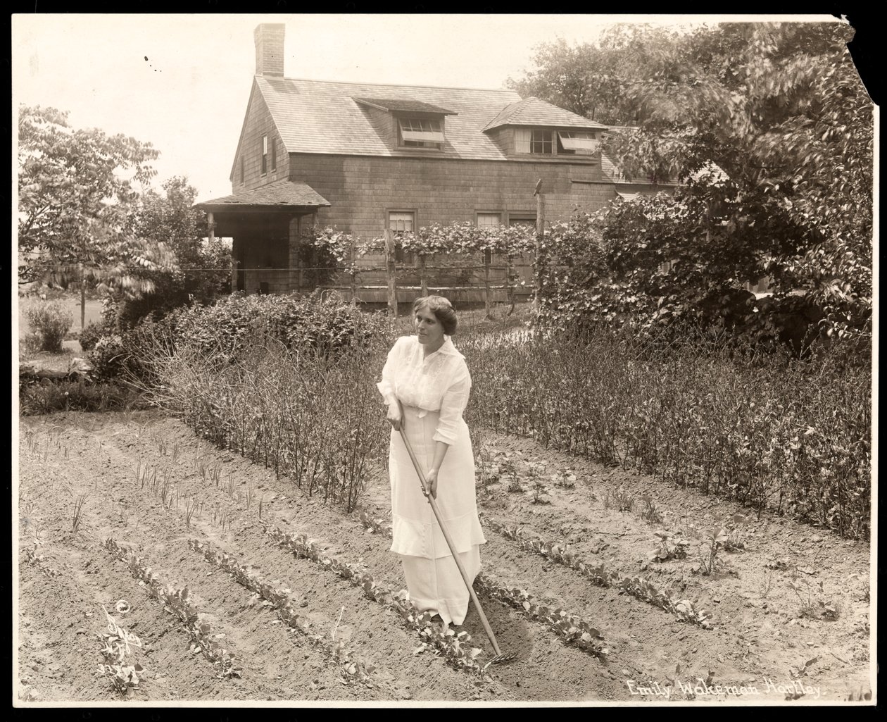 Emily Wakeman Hartley, ca. 1913 (sølv gelatintrykk) av Byron Company