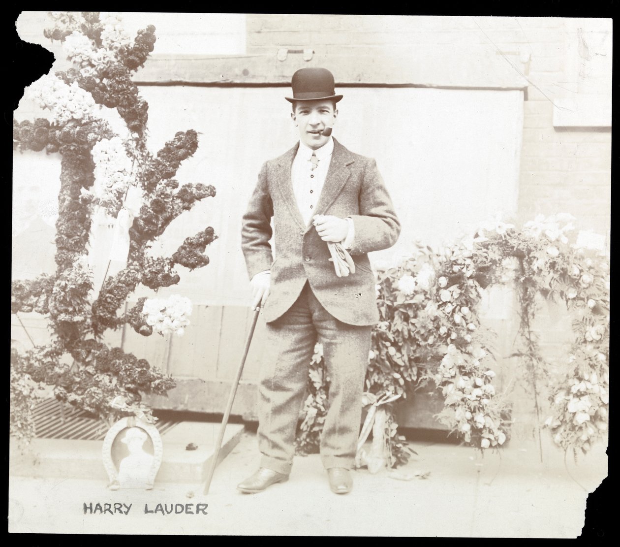 Harry Lauder, ca. 1905 (sølv gelatintrykk) av Byron Company