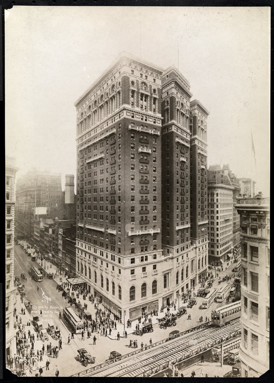 Hotel McAlpin, 34th Street og Broadway, New York, 1912 av Byron Company