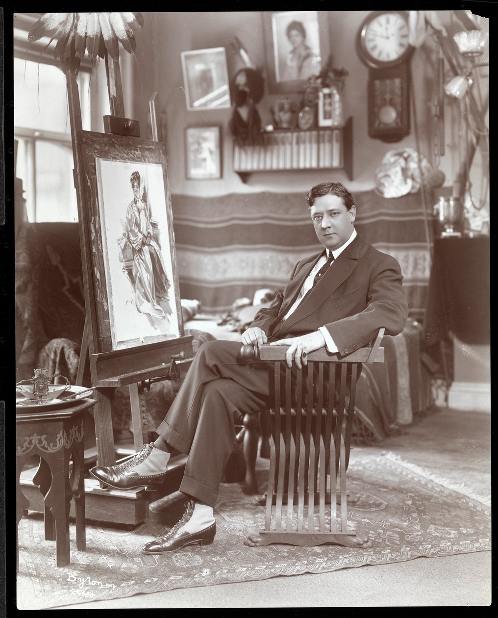 Mr. Harrison Fisher, 1905 (sølv gelatintrykk) av Byron Company