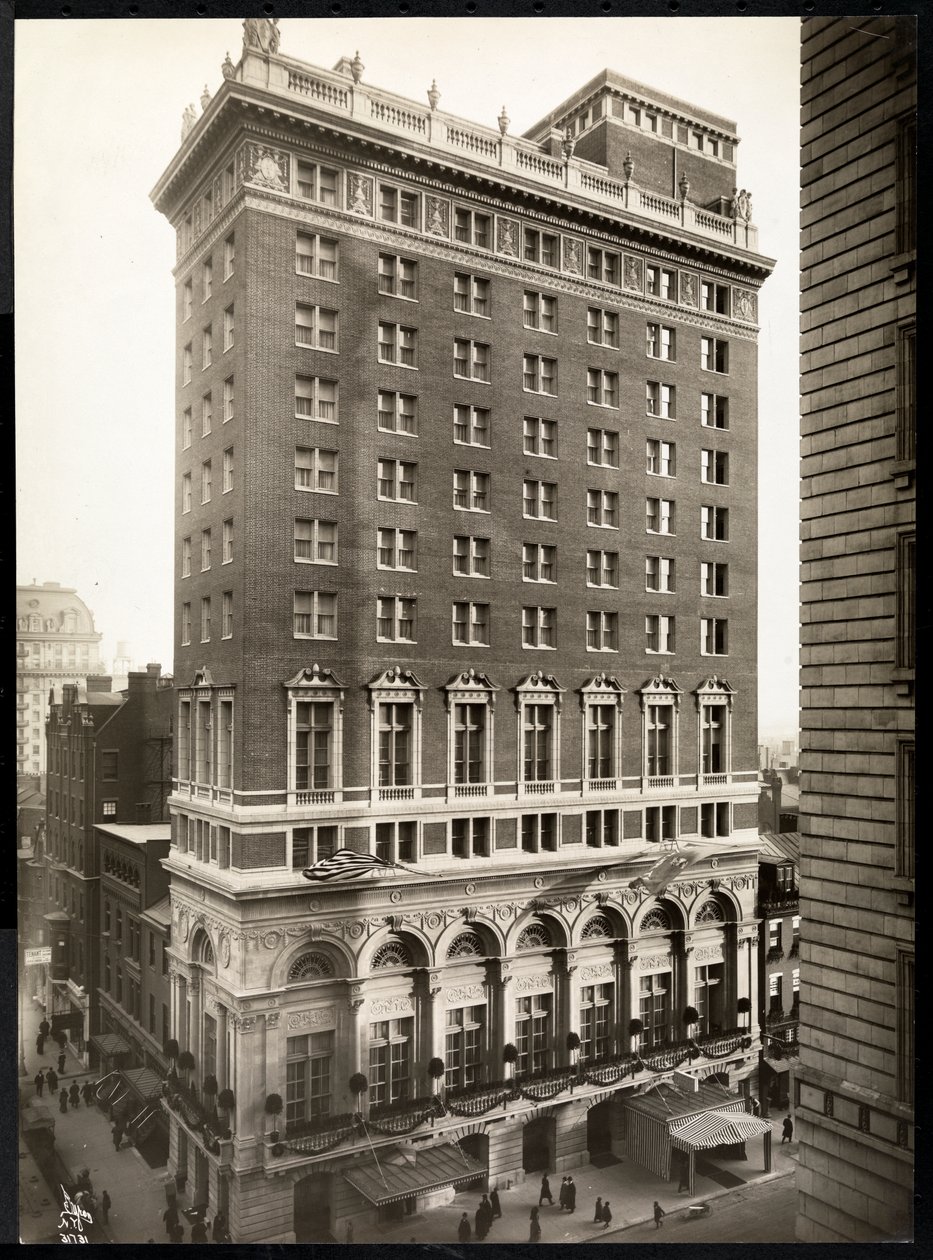 The Ritz-Carlton Hotel, Philadelphia, 1913 (sølv gelatintrykk) av Byron Company