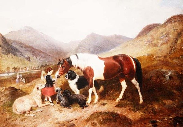 Høylandsscene av Byron Webb