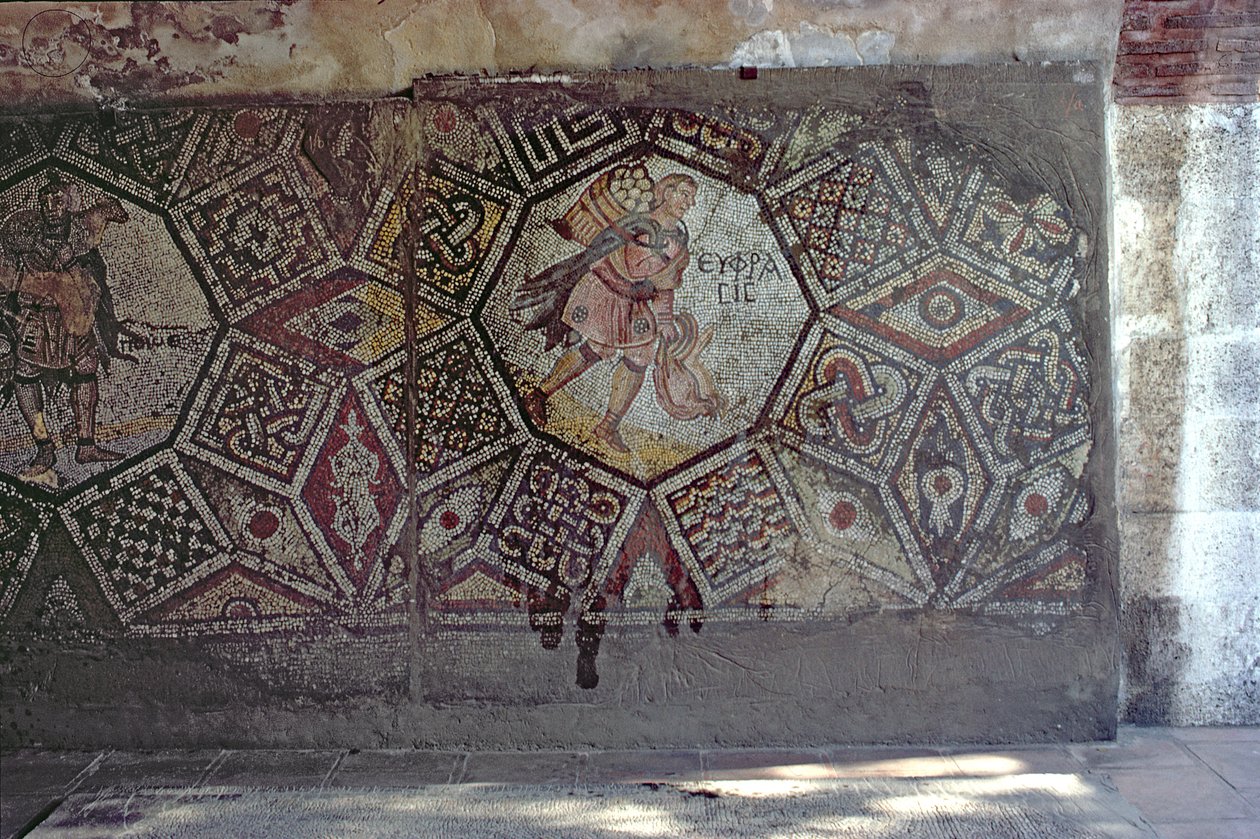 Personifikasjoner av elver (mosaikk) av Byzantine