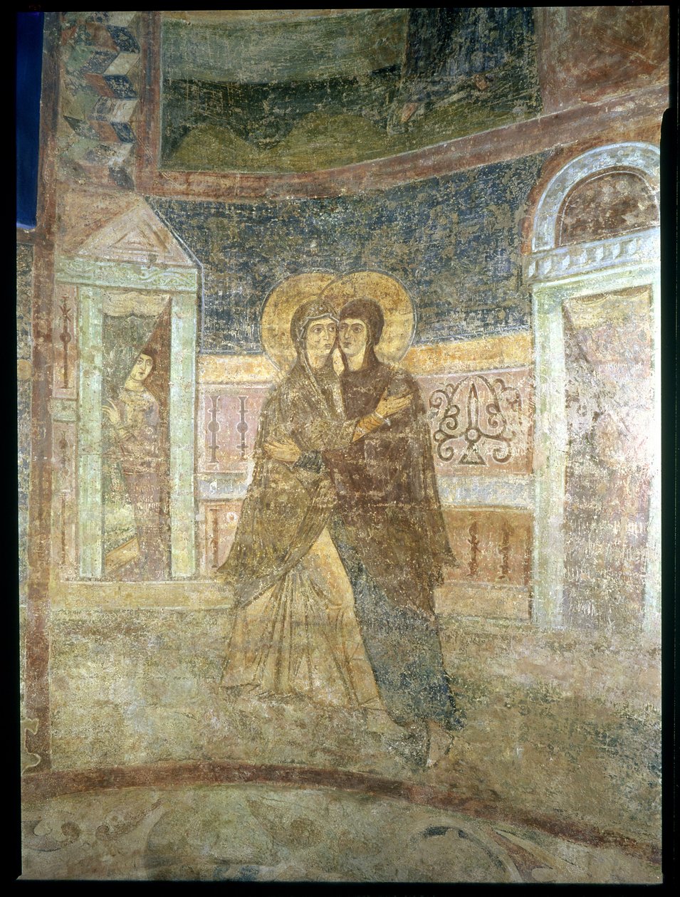 The Visitation, detalj fra kapellets interiør av Byzantine