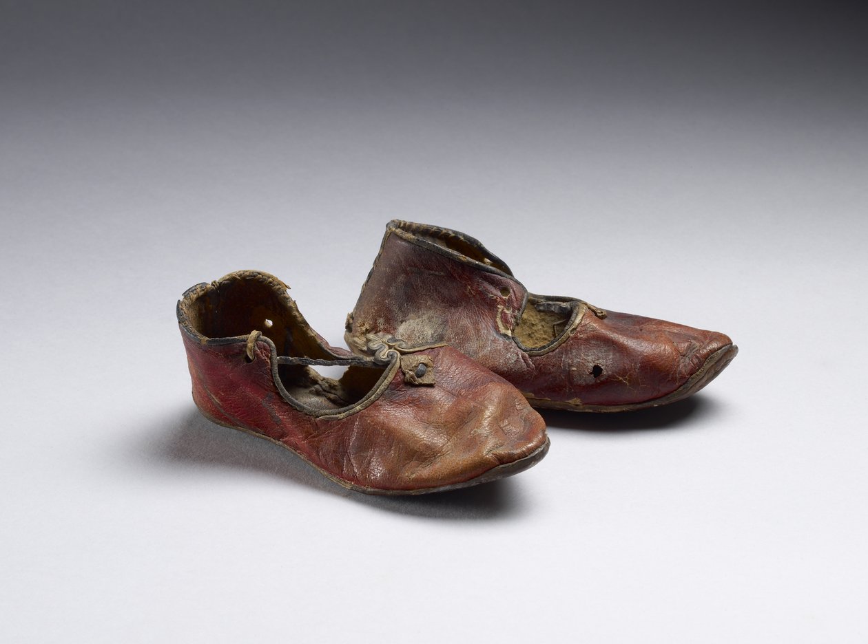 Et par barnesko (skinn) av Byzantine Period, Egyptian