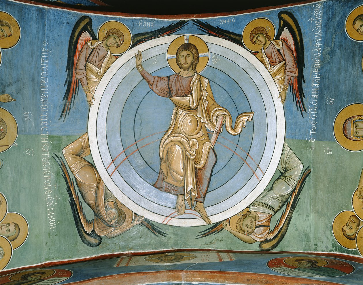 Den siste doms Kristus av Byzantine School