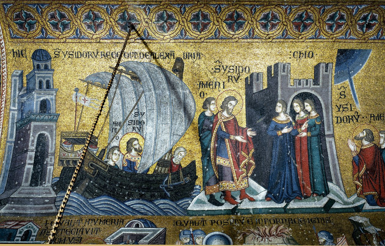 Bysantinsk arkitektur: livet til Saint Isidore of Chios av Byzantine