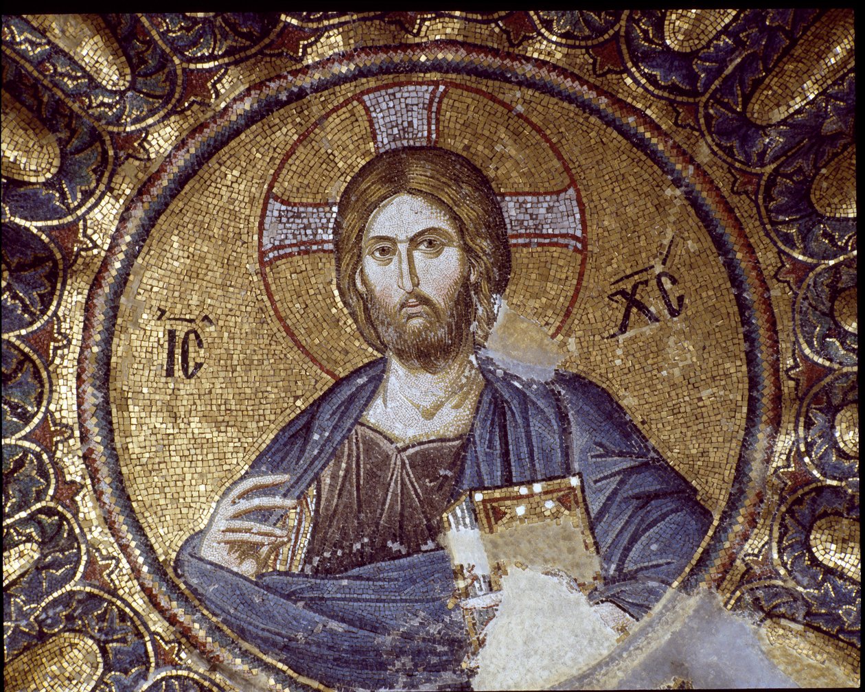 Kristus pantokrator (eller Kristus i herlighet) (mosaikk, 5.-14. århundre) av Byzantine