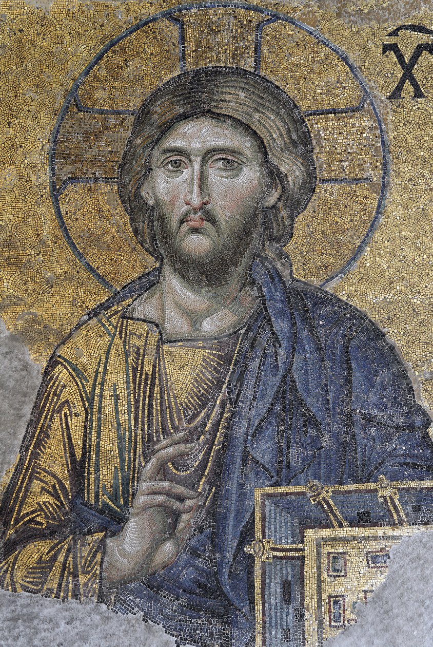 Kristus pantokrator eller Kristus i herlighet, ca. 1261 (mosaikk) av Byzantine