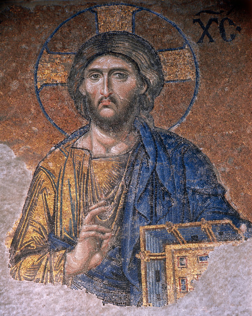 Deesis Kristus i Hagia Sophia (mosaikk) av Byzantine