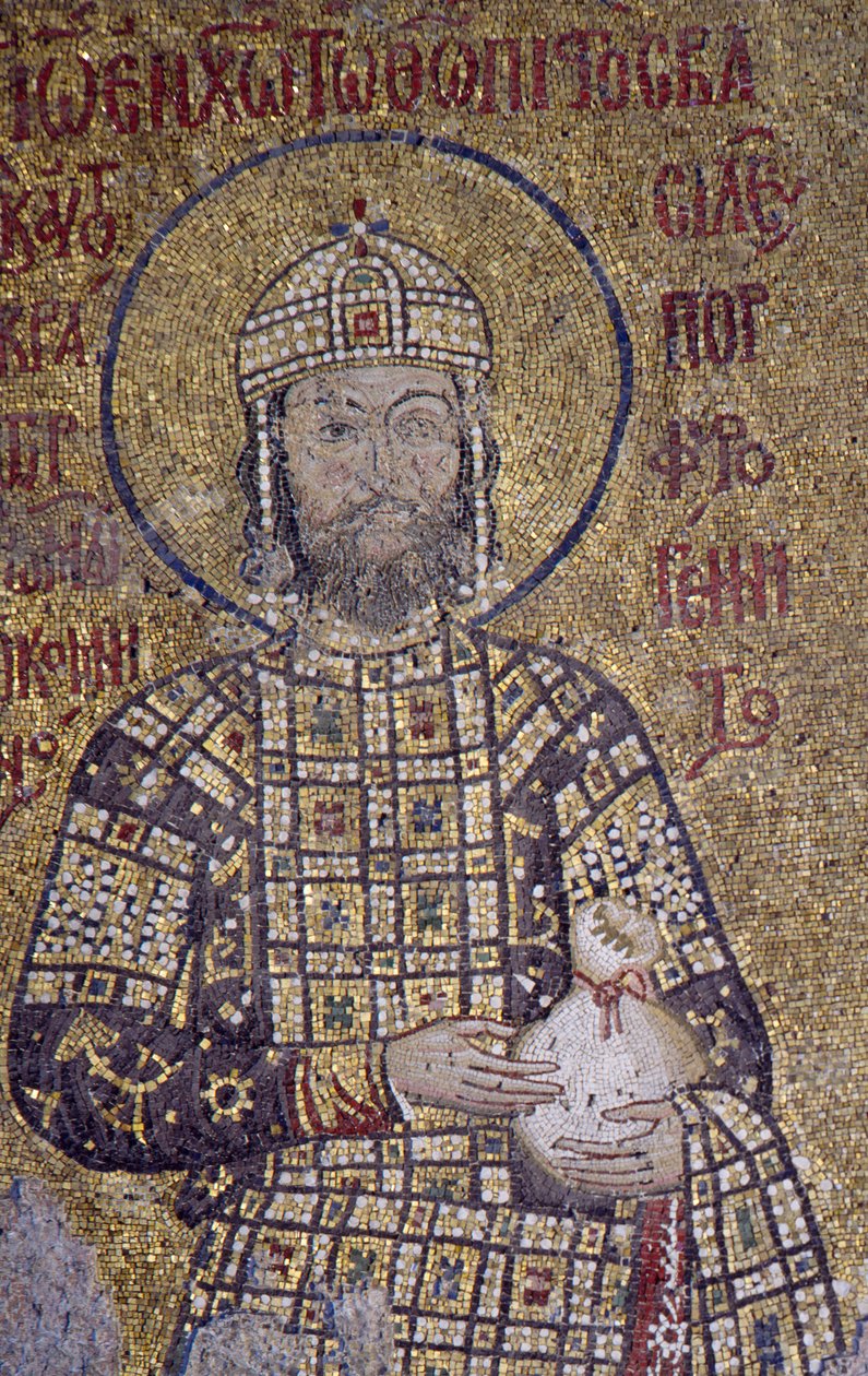 Keiser John Comnenus i Hagia Sophia (mosaikk) av Byzantine