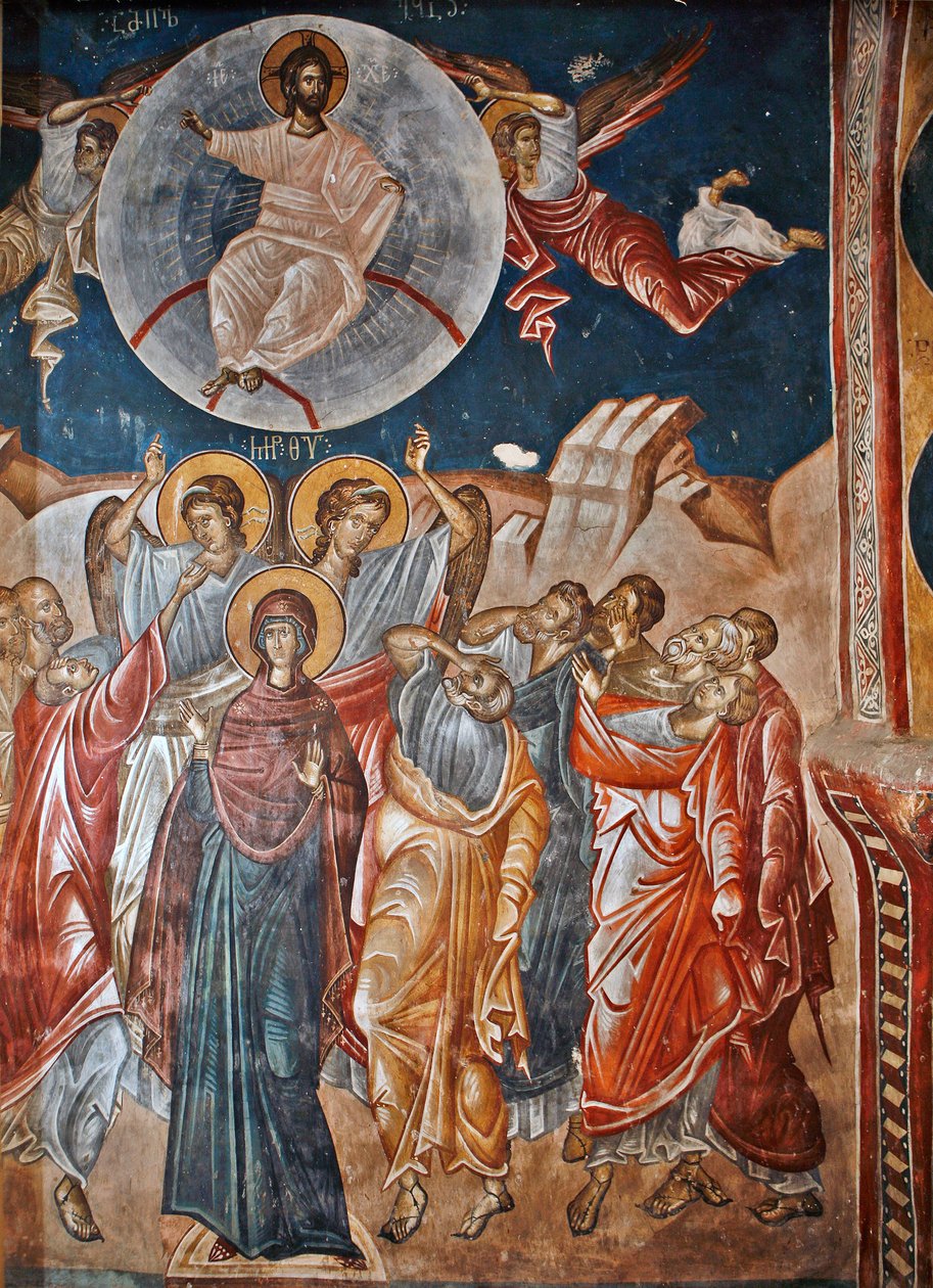 Oppstandelsen - Peinture de Damiane (aktivt 1300-tall) - 1300-tallet - Fresco - Saint George