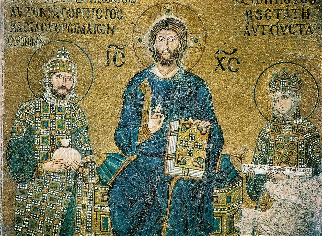 Zoe Mosaic, Hagia Sophia, Istanbul av Byzantine