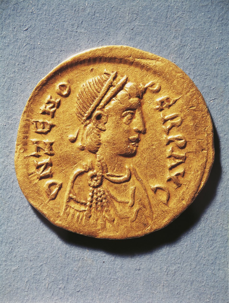 Numismatikk, Antikkens Roma, Mynt som representerer Zeno, keiseren av det bysantinske riket av Byzantine Byzantine