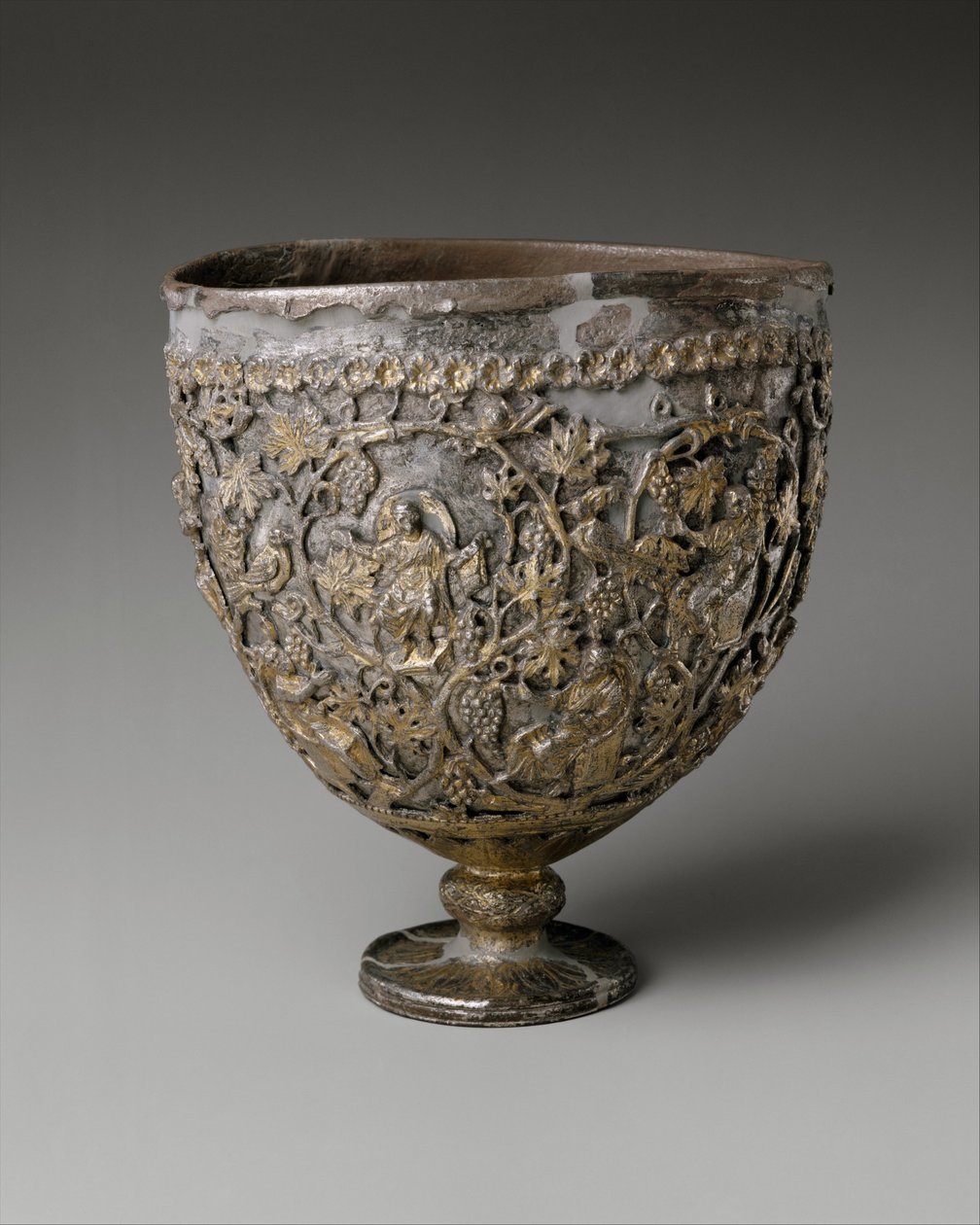 Antiokiakalken, 500-550 e.Kr. (forgylt sølv) av Byzantine Byzantine