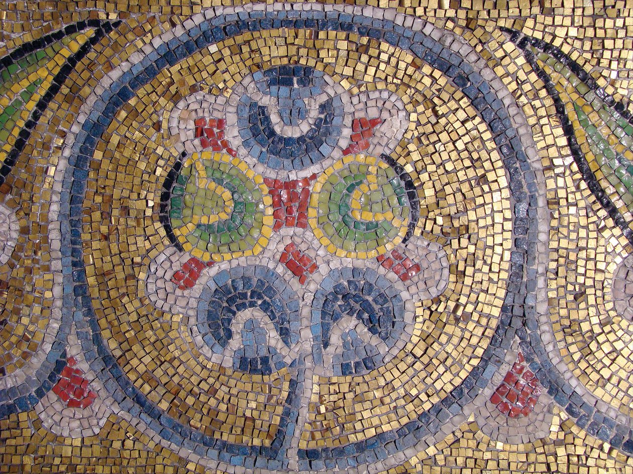 Detalj av ornament av Byzantine Byzantine