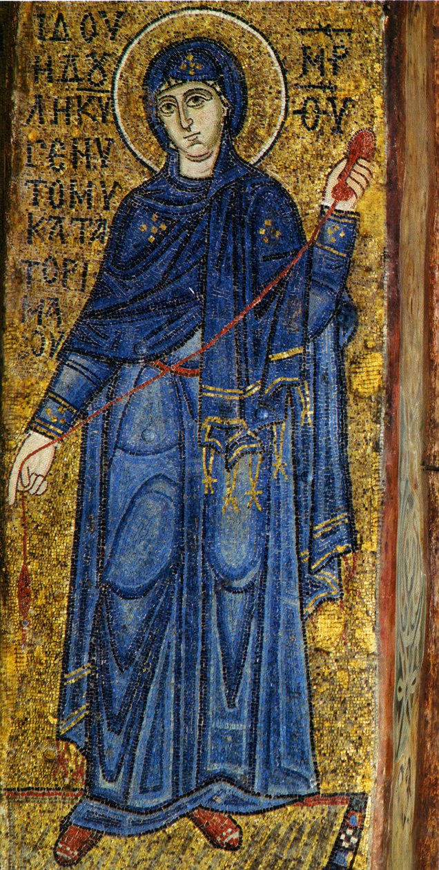 Jomfruen fra bebudelsen, 1000-tallet av Byzantine Byzantine