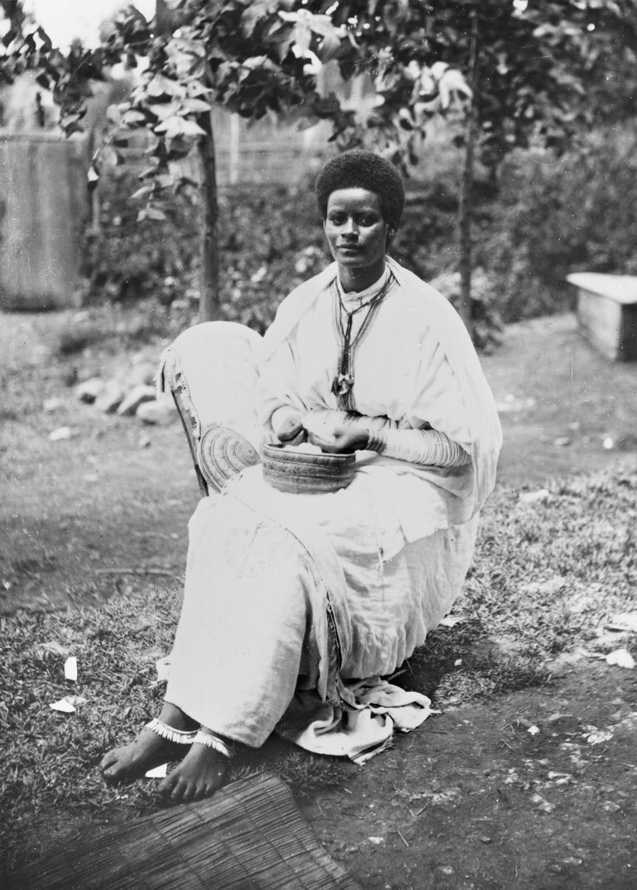Innfødt i Etiopia, ca. 1900 av C. Chusseau Flaviens