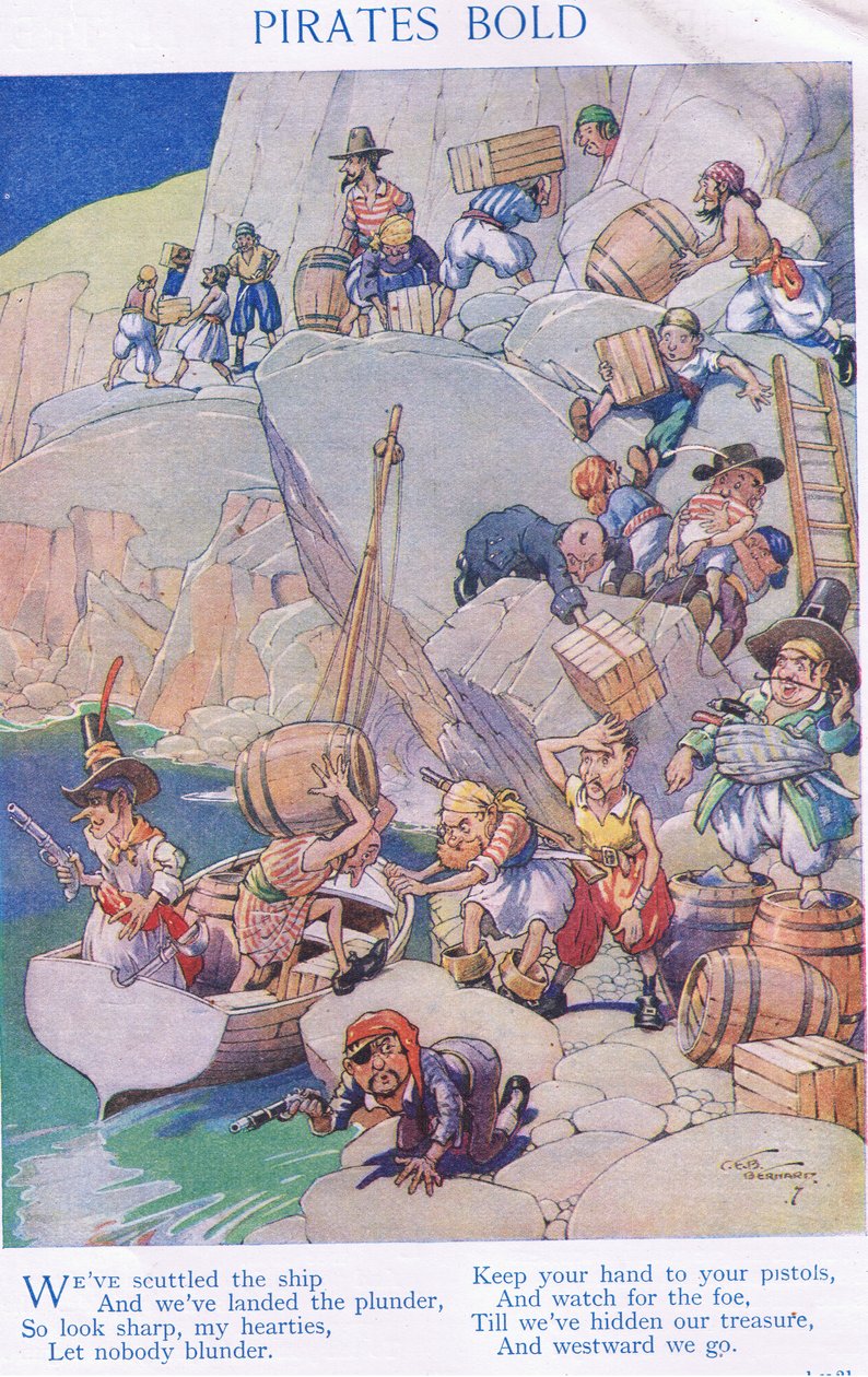 Pirater dristige av C. E. B. Bernard