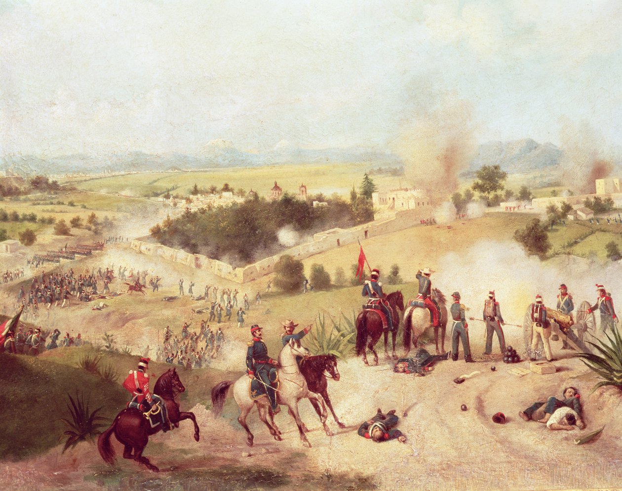 Slaget ved Molino del Rey, 8. september 1847 av C. Escalante