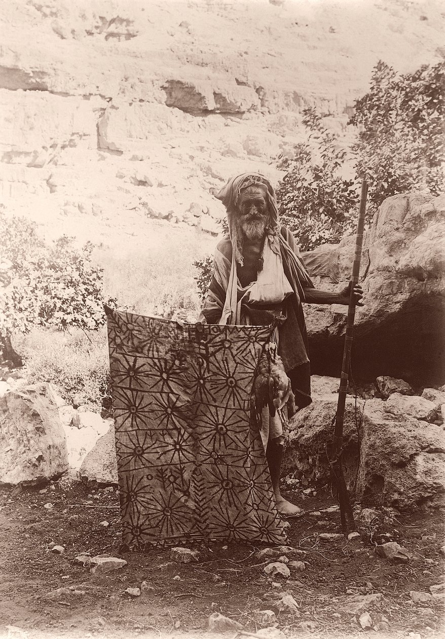En jeger og lokkefugl, ca. 1894-1914 av C.A. Hornstein
