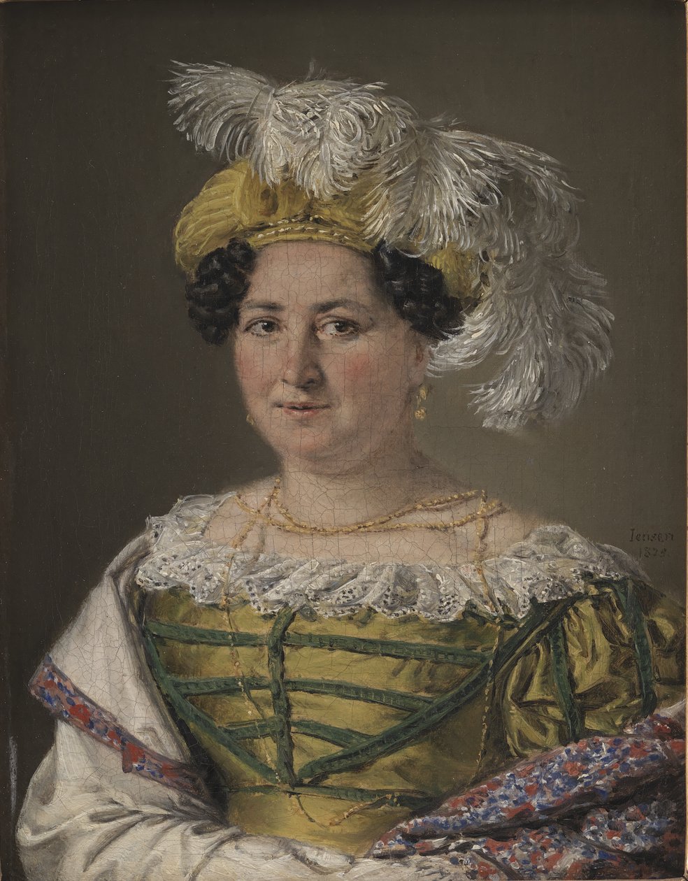 Portrett av fru Pauline Hagen av C.A. Jensen