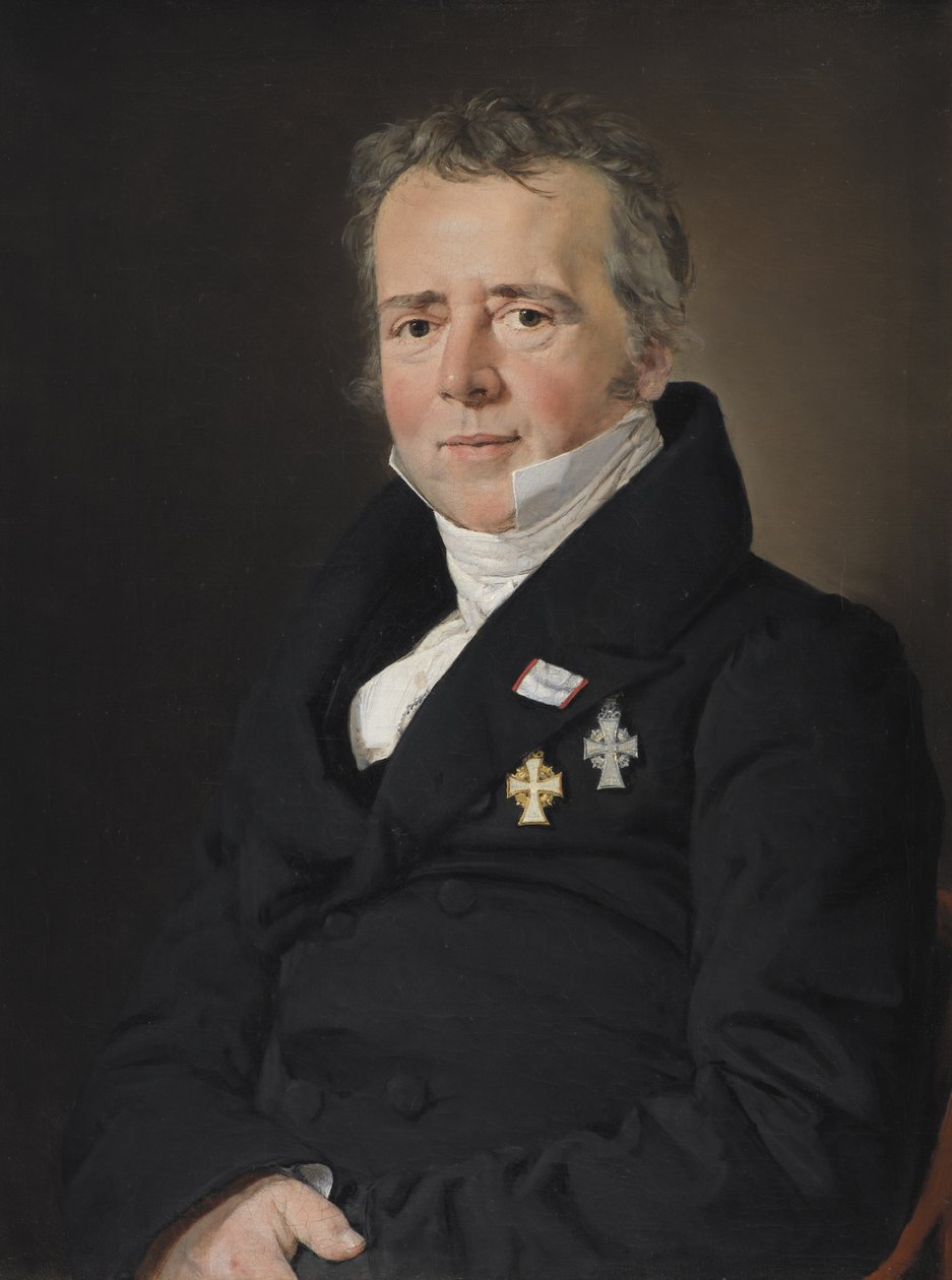 Portrett av vitenskapsmannen Hans Christian Ørsted av C.A. Jensen