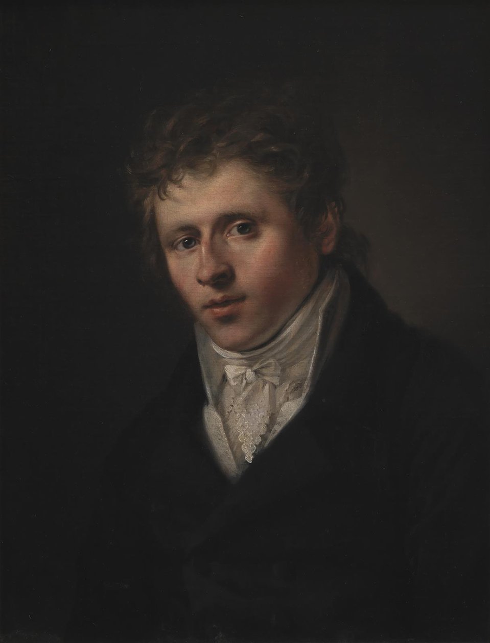 Portrett av maleren Johan Christian Dahl av C.A. Jensen